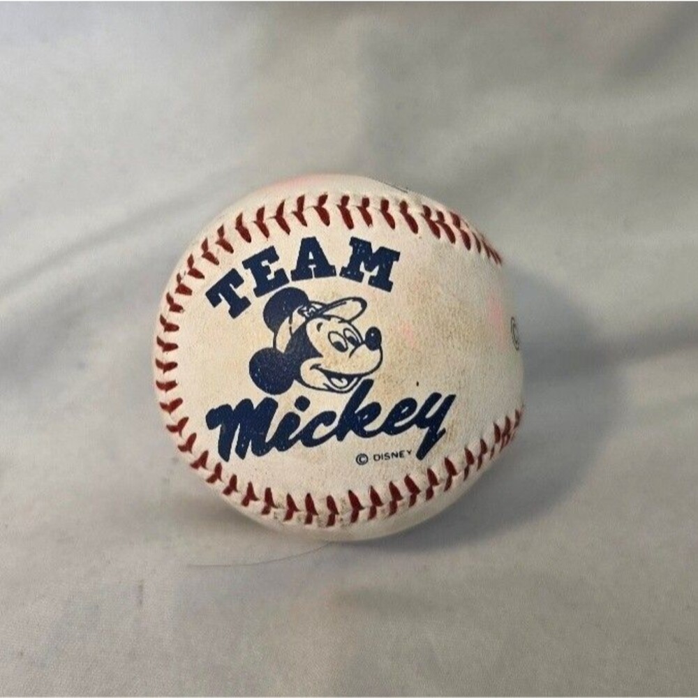 Walt Disney Team Mickey Baseball Mickey Mouse Souvenir Vintage Collectible